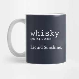 Whisky Dictionary Definition Mug